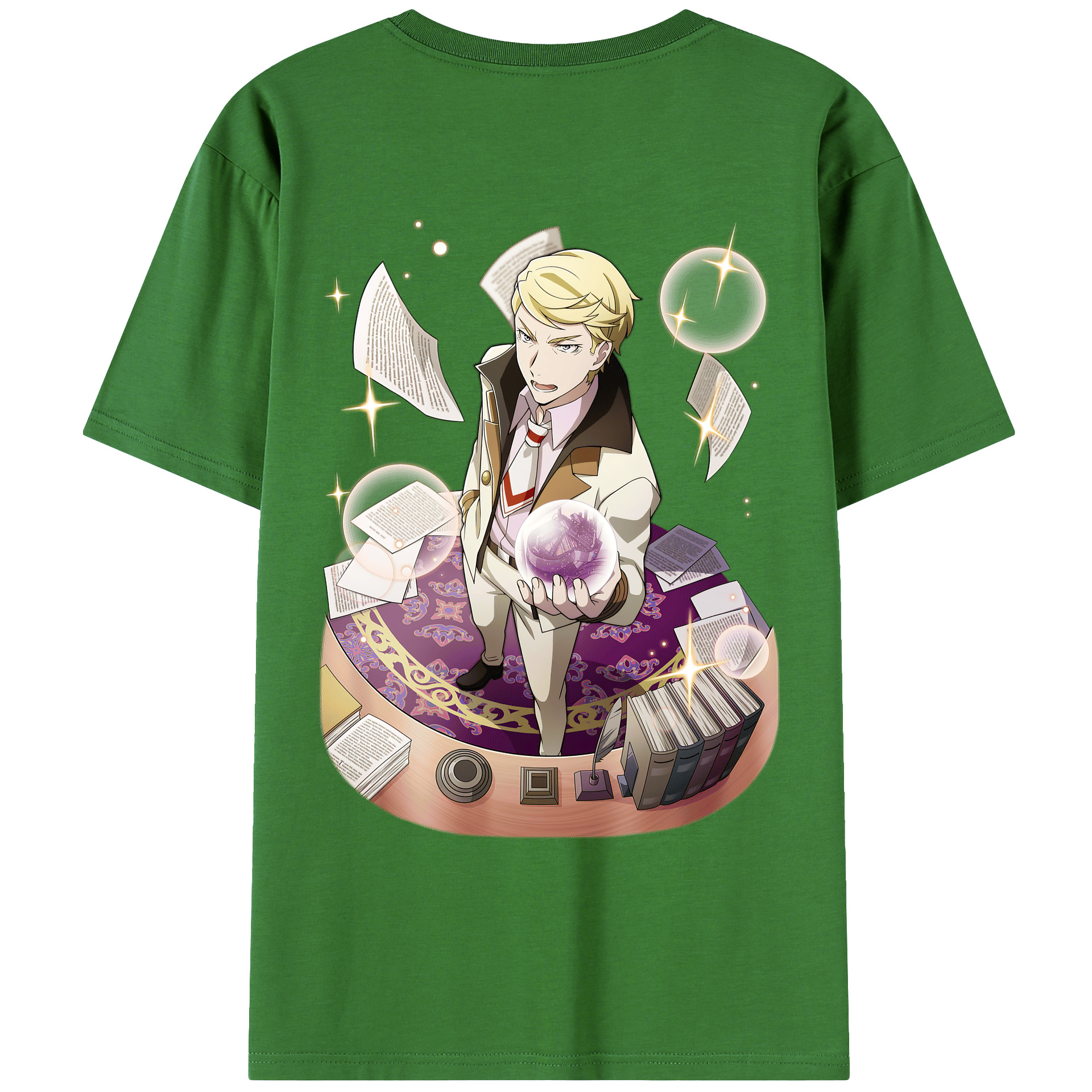 （画像用） 文豪ストレイドッグス Bungo Stray Dogs レディース半袖Tシャツ(バックプリント)